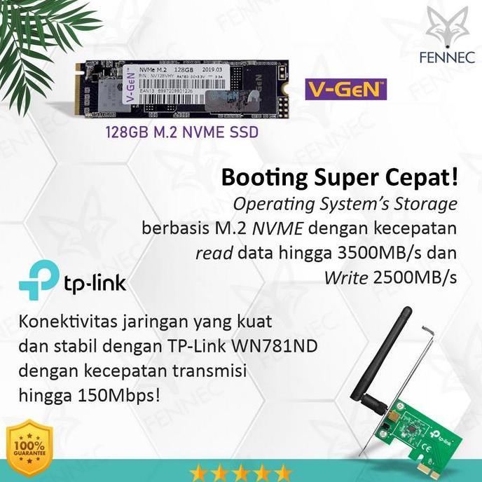 Ferkanada - Cpu Pc Komputer Intel Core I7 Ram 8Gb Ssd Rakitan Office