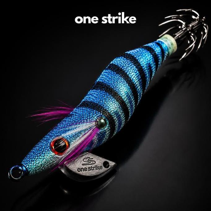 (Good) Umpan Pancing Cumi Squid Jig Mini Edgy 2.0 Glow In The Dark
