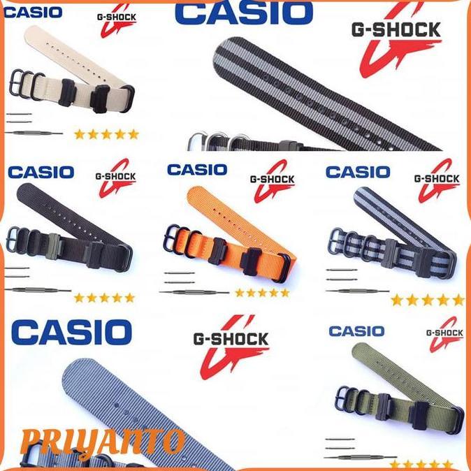 Premium Tali Jam Tangan Canvas Casio G-shock Dw-6100 Dw-6200 Dw-6500 Dw-6900