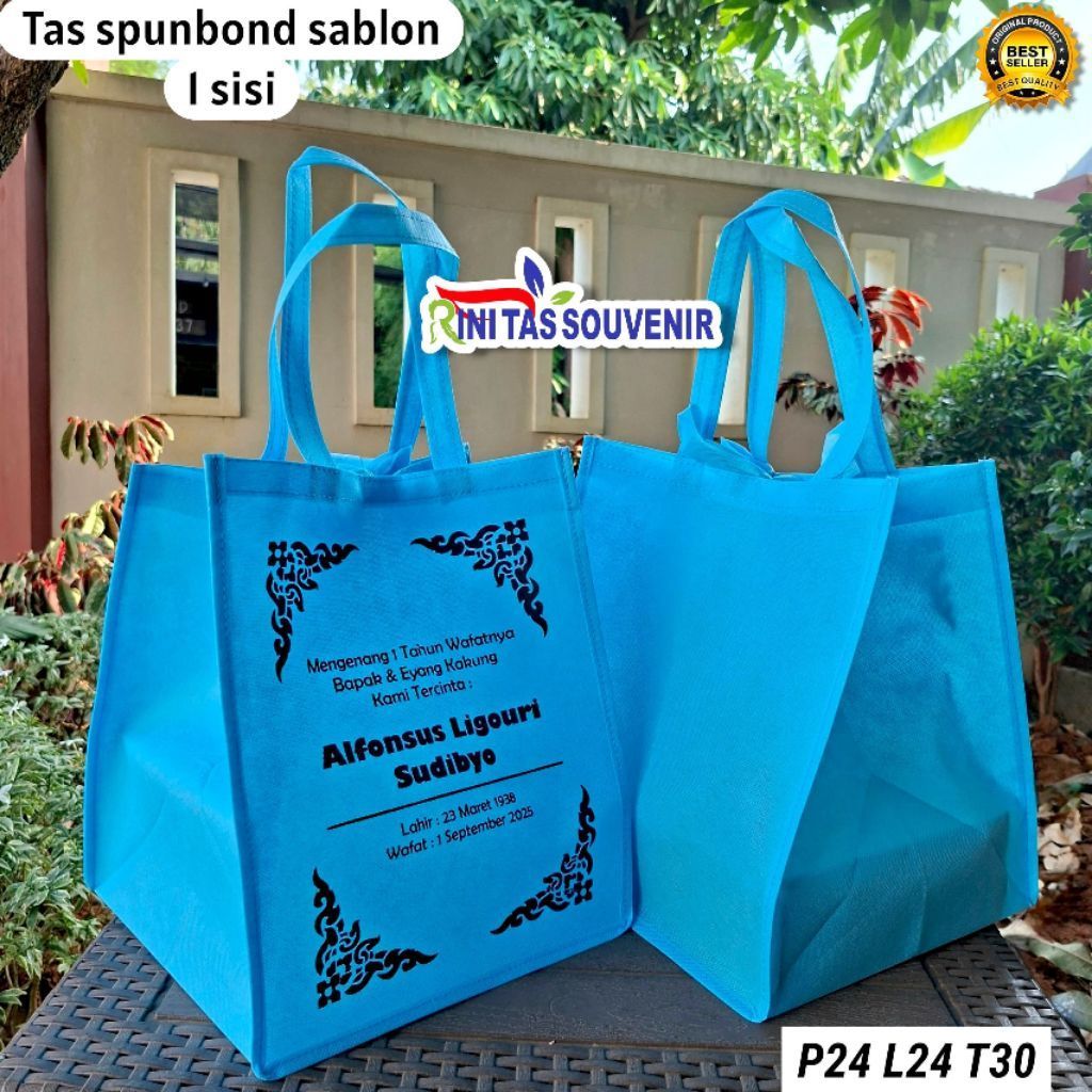Tas Hajatan Sablon Tas Hajatan Sembako/Nasi Kotak Ukuran Custom Tas Hajatan Murah COD