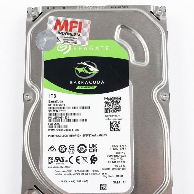 HARDISK SATA 1 TB SEAGATE BARRACUDA