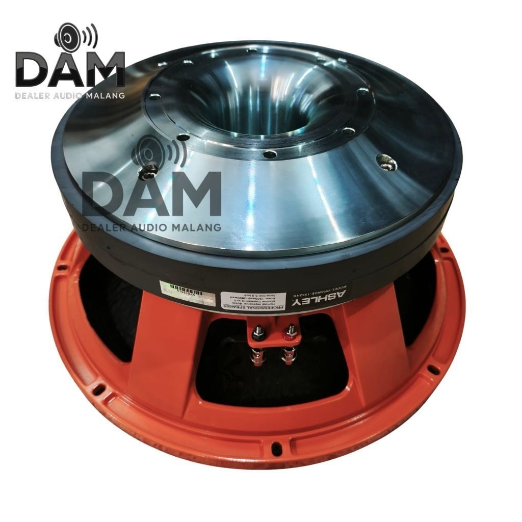 Speaker Ashley Orange - 1552HR Original Ashley 15 Inch Double Magnet Voice Coil 5.5 Inch