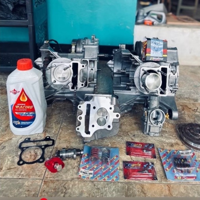 paketan beat 130 tu/155tu harian balap tanpa krengkes isi,head full isi/perklep samurai/kirian/karbu