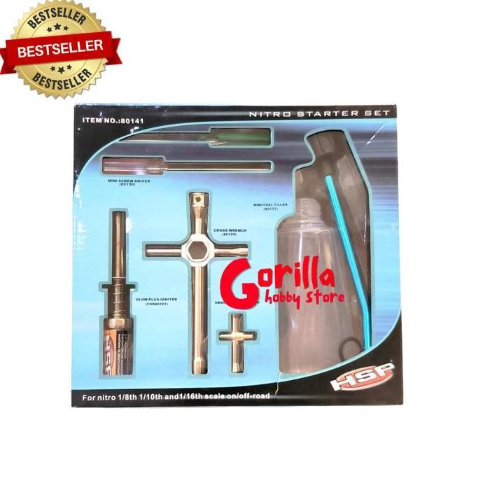 HSP NITRO STARTER KIT 80141 ALAT PEMANTIK ENGINE MOBIL RC NITRO HSP 94155 94188 94970 GHS79