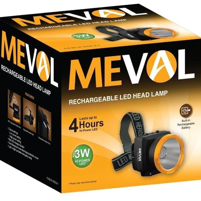 [] MEVAL Senter Kepala LED Head Lamp 3 Watt