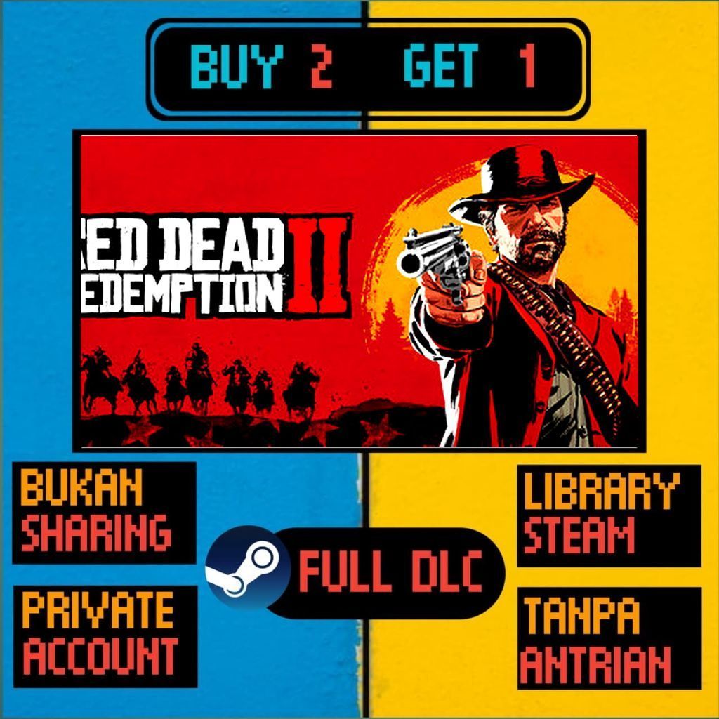Red Dead Redemption 2 Game Steam Private Beli 2 Gratis 1