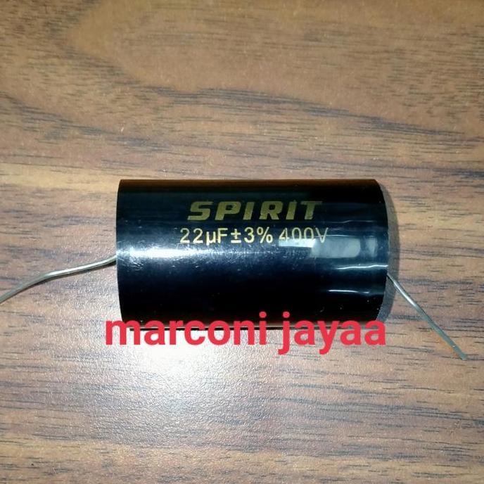 KAPASITOR AXIAL 22UF 400VOLT SPIRIT PROMO