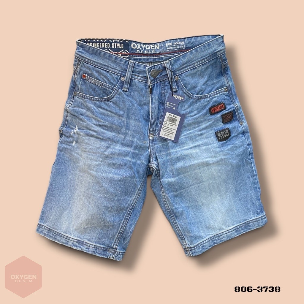 celana pendek oxygen | oxygen denim (806-3738)