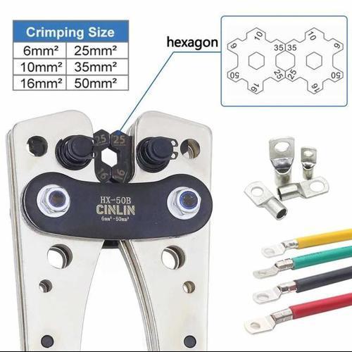 Tang Skun Crimping Crimper Taff Pengupas Pemotong Kabel Panjang Besar