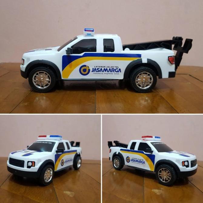 Mainan Mobil Derek Jasamarga - Mainan Anak Mobil Derek
