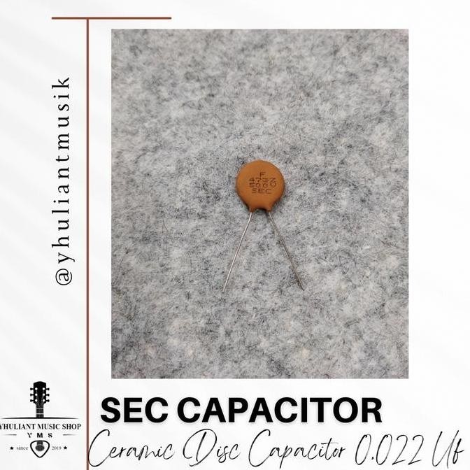 SEC CERAMIC DISC CAPACITOR TONE CAPACITOR 0,047 UF VINTAGE CAPACITOR HIGH QUALITY