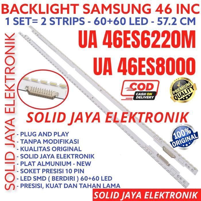 BIG SALE - BACKLIGHT TV LED FOR SAMSUNG 46 INC UA 46ES6220 46ES8000 LAMPU BL SMD STRIP LIDI STRIPS 4