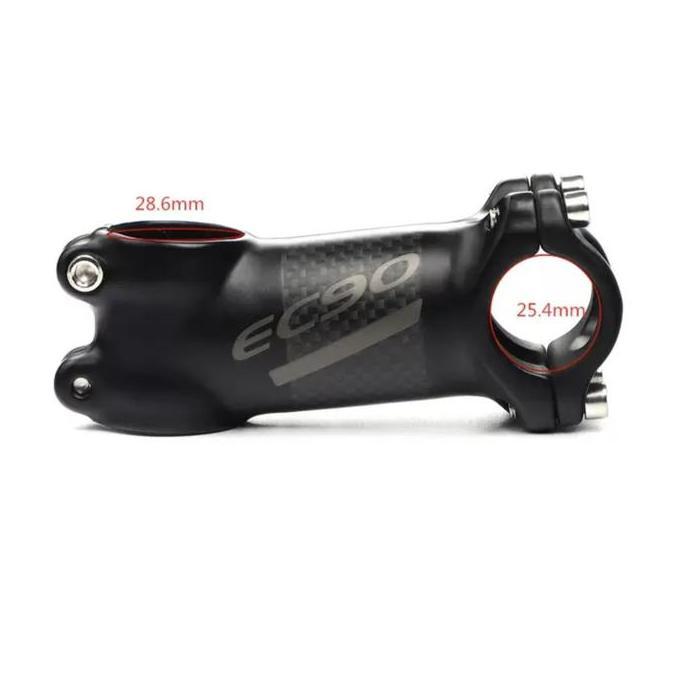 EC90 Stem Size 25.4mm Alloy Carbon Handlebar Stem Sepeda Pushbike Balance Bike BMX