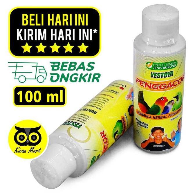 Vitamin Burung Yestoya Formula Herbal Probiotik Penggacor Burung Murai
