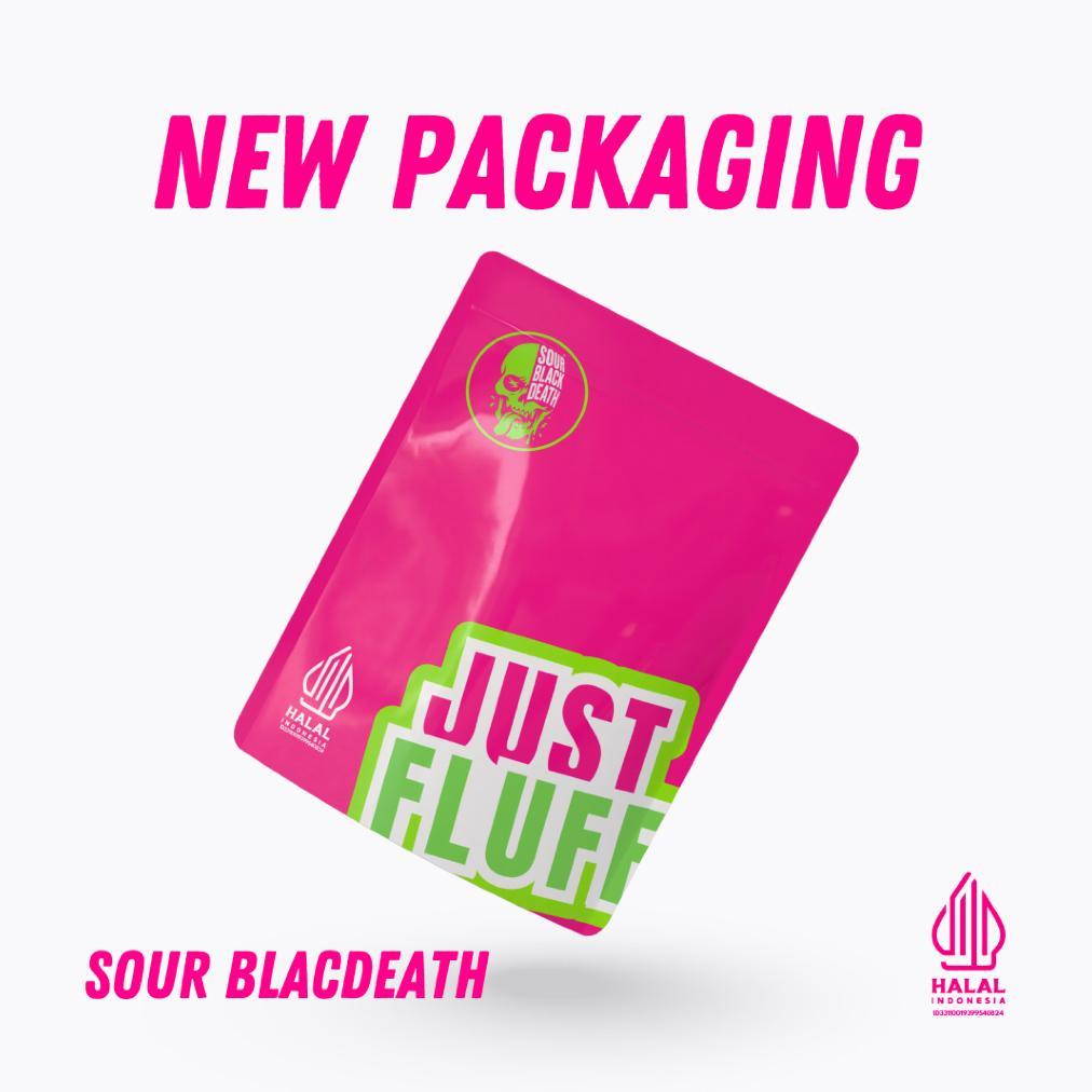 [MART] POWDER SOUR BLACDEATH JUSTFLUFF [HALAL]