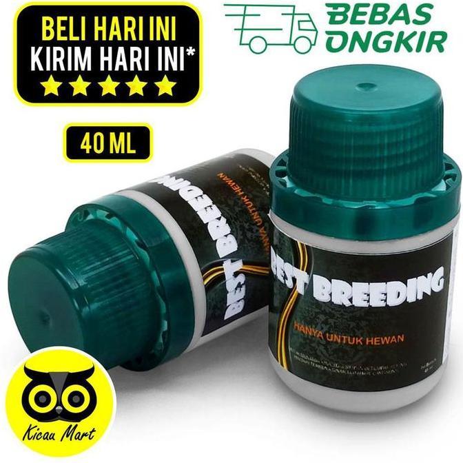 Best Breeding 40 Ml Vitamin Obat Macet Breeding Doping Burung Ternak