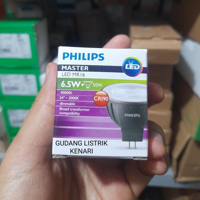 NEW Phillips Master LED MR16 6.5W 6,5W 6,5 Watt 24D Kuning