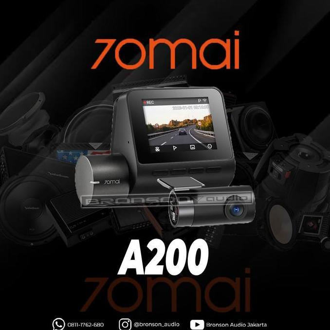 70mai A200 70 mai dashcam cctv 2 kamera mobil