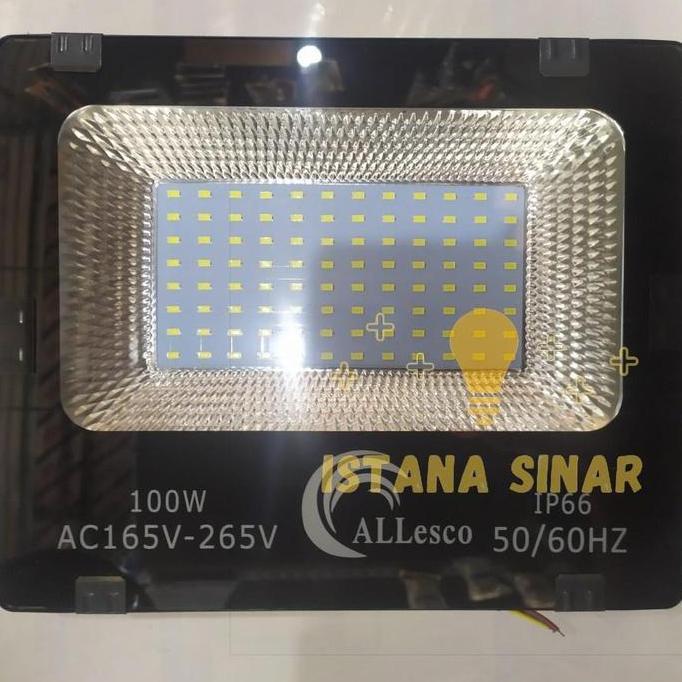 TERMURAH - Lampu sorot led 100 watt 100watt led tembak 100 watt outdoor Allesco , Pioline , Ninja , 