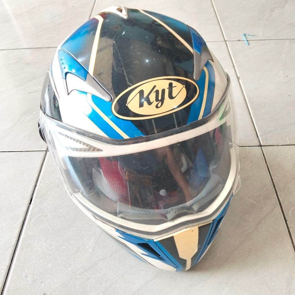 Full face Helm KYT half face helm BMC helem untuk motor kondisi seken bekas second