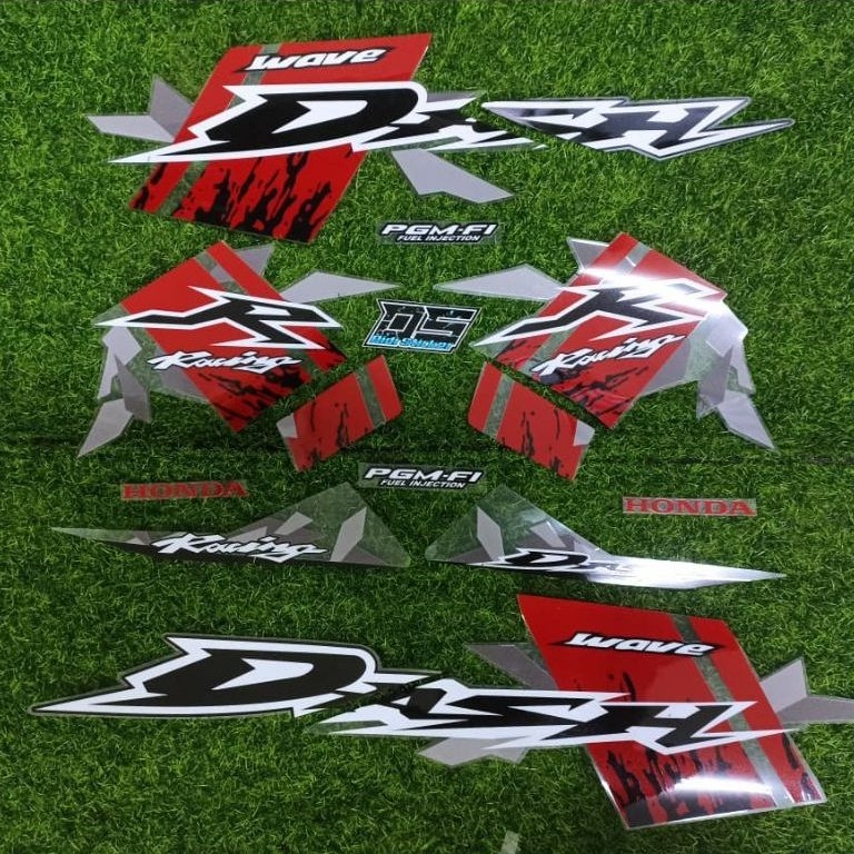 STRIPING TRANSPARAN GLOSSY BLADE 125 DASHI COSTUM KEREN