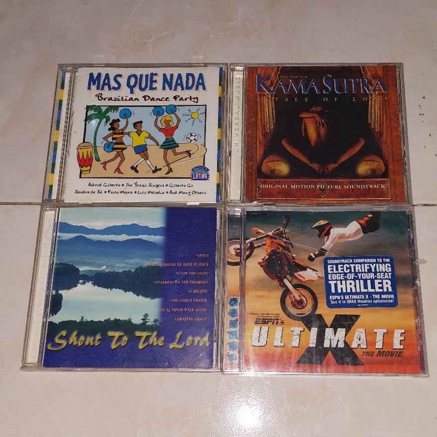 cd kompilasi MAS QUE NADA (Belgium) / KAMASUTRA-A Tale Of Love / SHOUT TO THE LORD (Singapore) / ESP