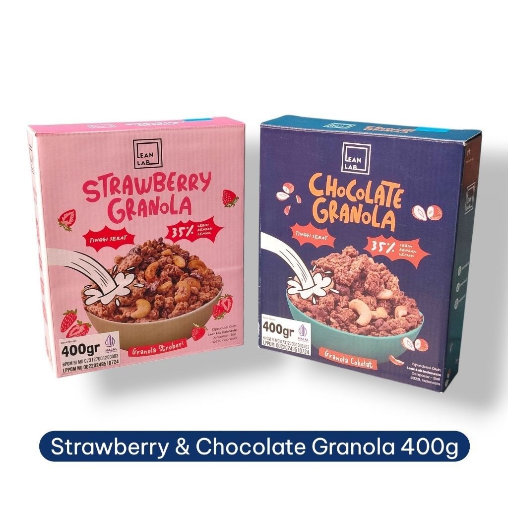 Oven Baked Granola 400g Granola Chocolate Granola Strawberry