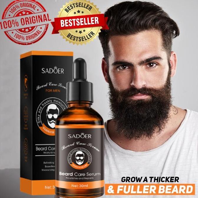Penumbuh Brewok Jambang Kumis Jenggot Cepat Ampuh Beard Serum Penumbuh Rambut Alami Brewok Bulu