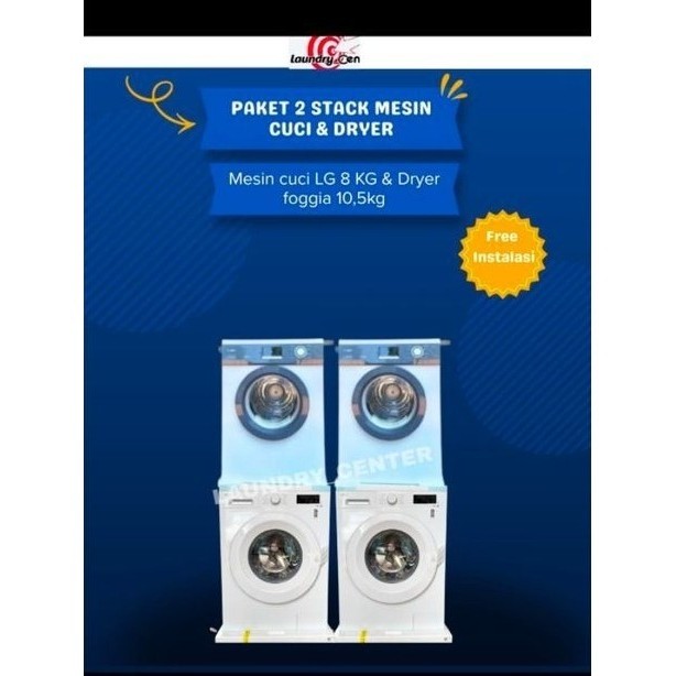 Paket Usaha Mesin Laundry Foggia &LG