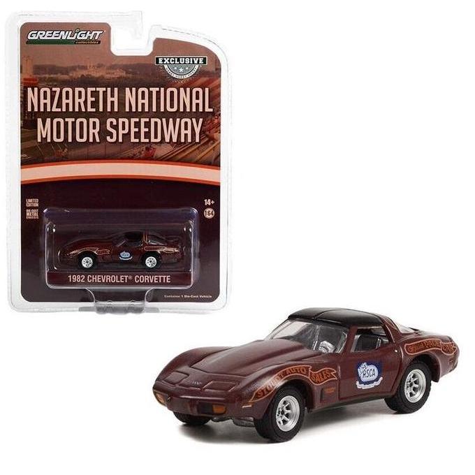 30348 GREENLIGHT 1982 CHEVROLET CORVETTE (NAZARETH MOTOR SPEEDWAY)