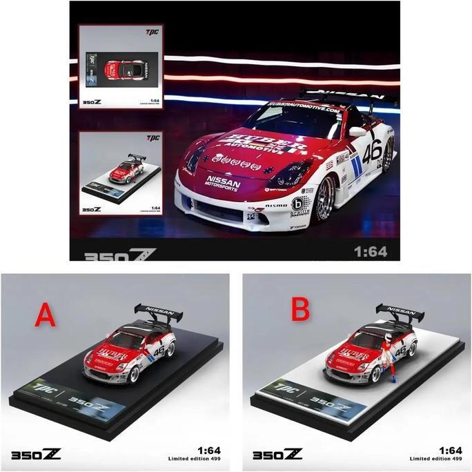 TPC642117 - TPC 1/64 Nissan Z 350 #46 - Diecast Mobil Mainan Miniatur