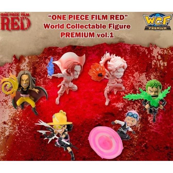 88821 [SET 6 PCS] WCF Premium Vol.1 ONE PIECE FILM RED World Collectable Figure Action Figure Luffy 