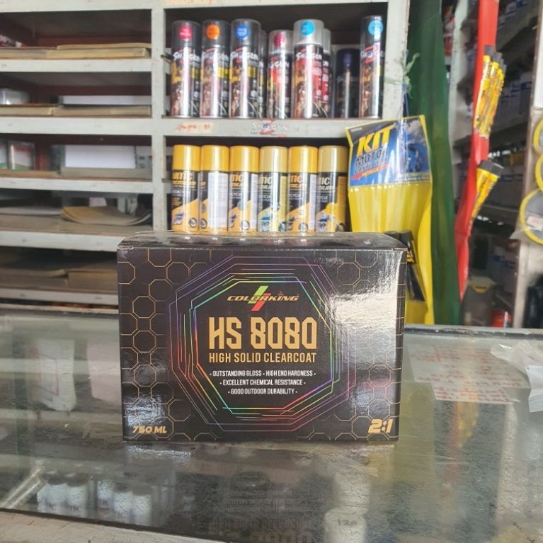 ClearCoat Vernis HS 8080 Color King 750ml set