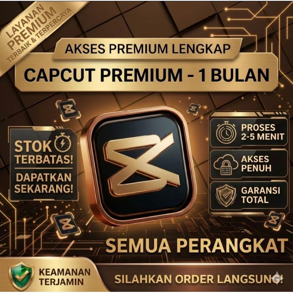 CAPCUT PRO/PREMIUM 1000+ TEMPLATE EDITING VIDEO ESTETIK PC