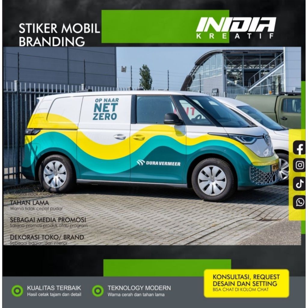 Sticker Mobil Branding