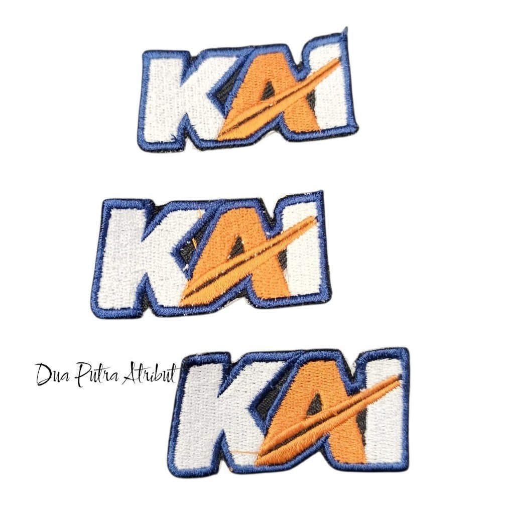 Logo Bordir KAI Bordir logo satuan murah