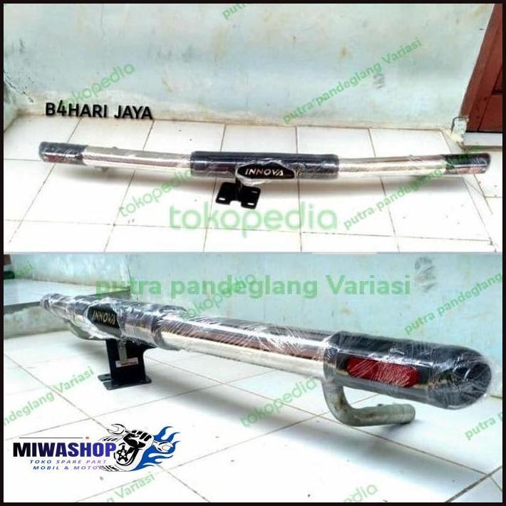 TANDUK BELAKANG BEMPER BELAKANG STENLIS MOBIL  INNOVA LAMA 2004 - 2015 DISKON