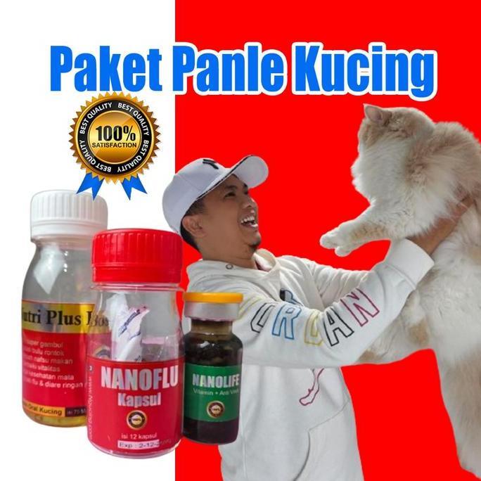 [PROMO] PAKET PANLEU KUCING NANOLIFE NANOFLU NPB