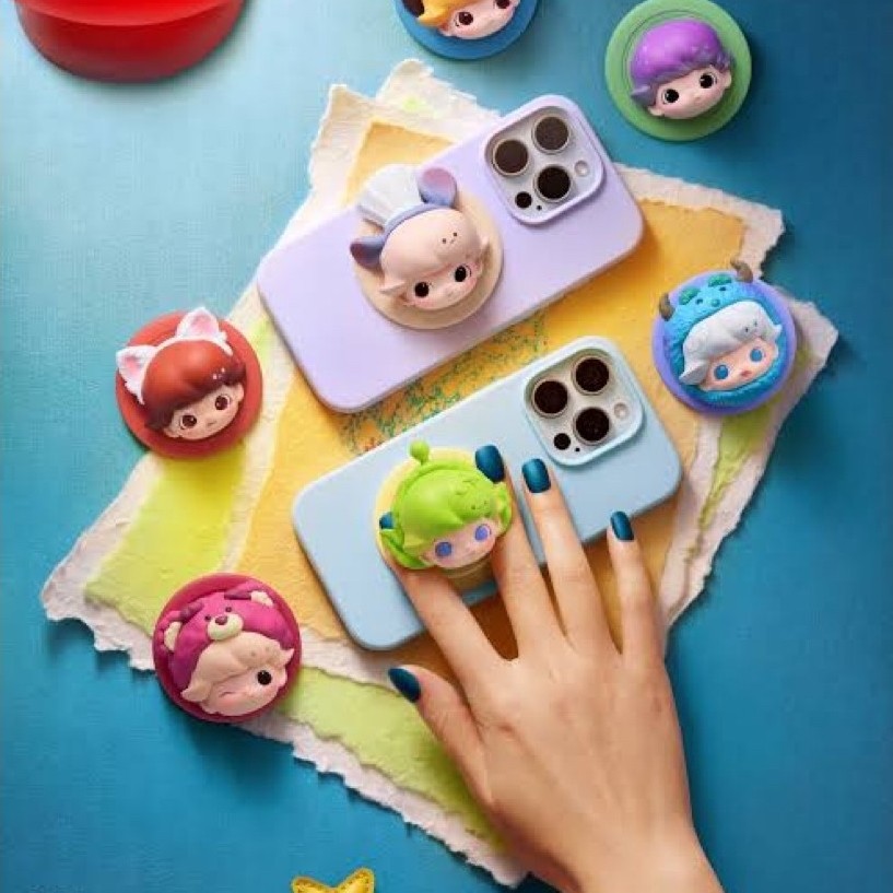 [SELECTED] Popmart Dimoo Pixar Magnetic Phone Holder Popsocket Woody, Lotso, Red Panda, Sulley