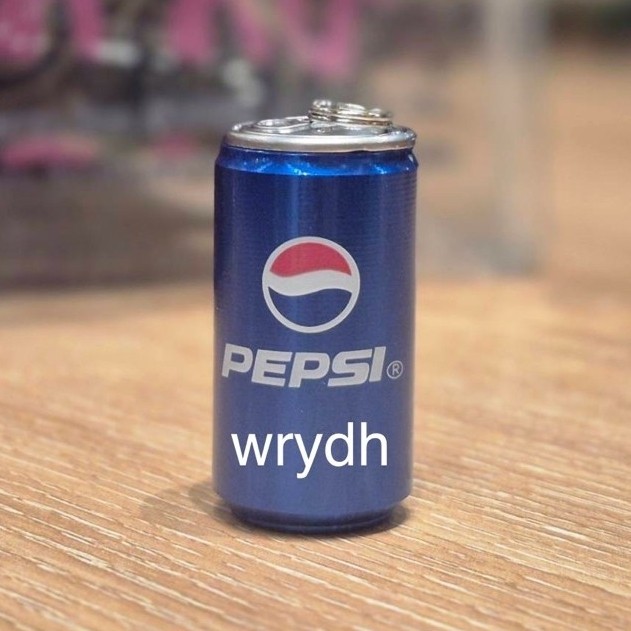 Miniatur Pepsi kaleng tempat usb pajangan