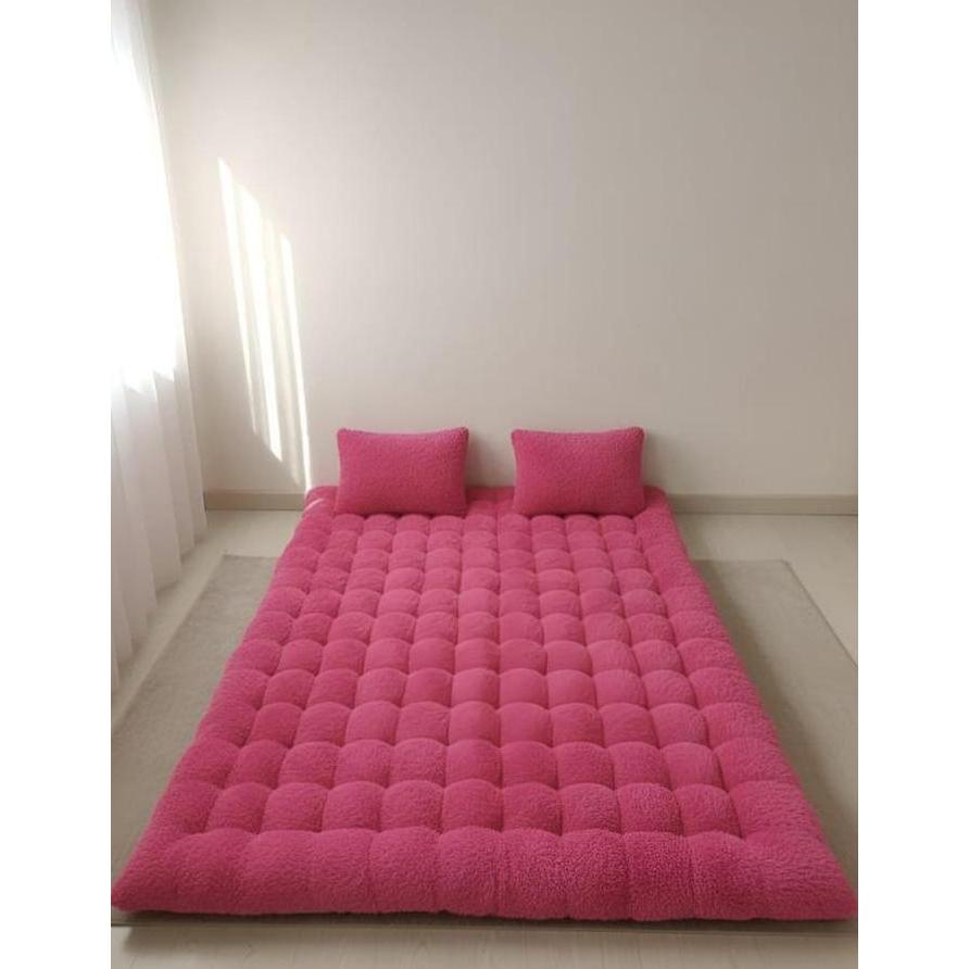 KASUR LIPAT BULU 100% ORIGINAL/KASUR LANTAI SUPER TEBAL/Kasur Gender Bulu Rasfur Empuk Tebal