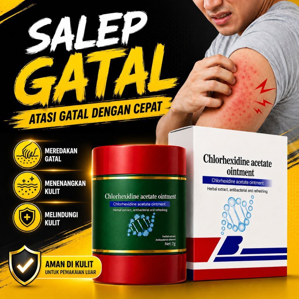 BL Salep Gatal Chlorhexidine Acetate Ointment Net 7g 100% Original