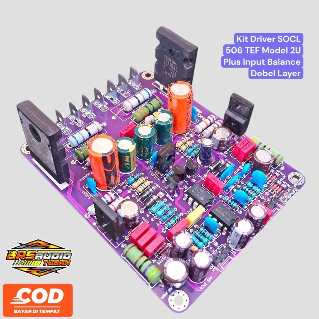 DRIVER SUPER OCL 506 2U PLUS TEF DOUBLE LAYER SPESIAL UPDATE KOMPONEN INPUT BALANCE
