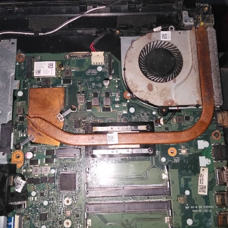 mainboard Acer e5 475G rusak.