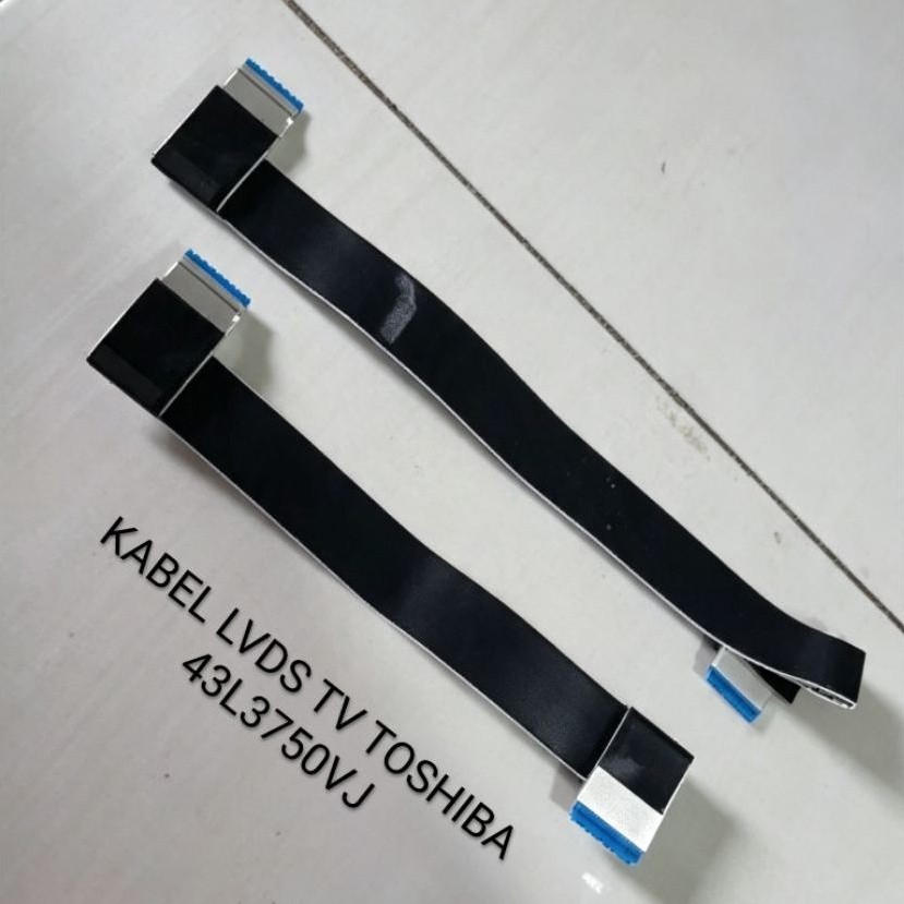 KABEL LVDS TV TOSHIBA 43L3750VJ ORIGINAL – KABEL PITA LAYAR TOSHIBA 43 INCH – SIAP PASANG