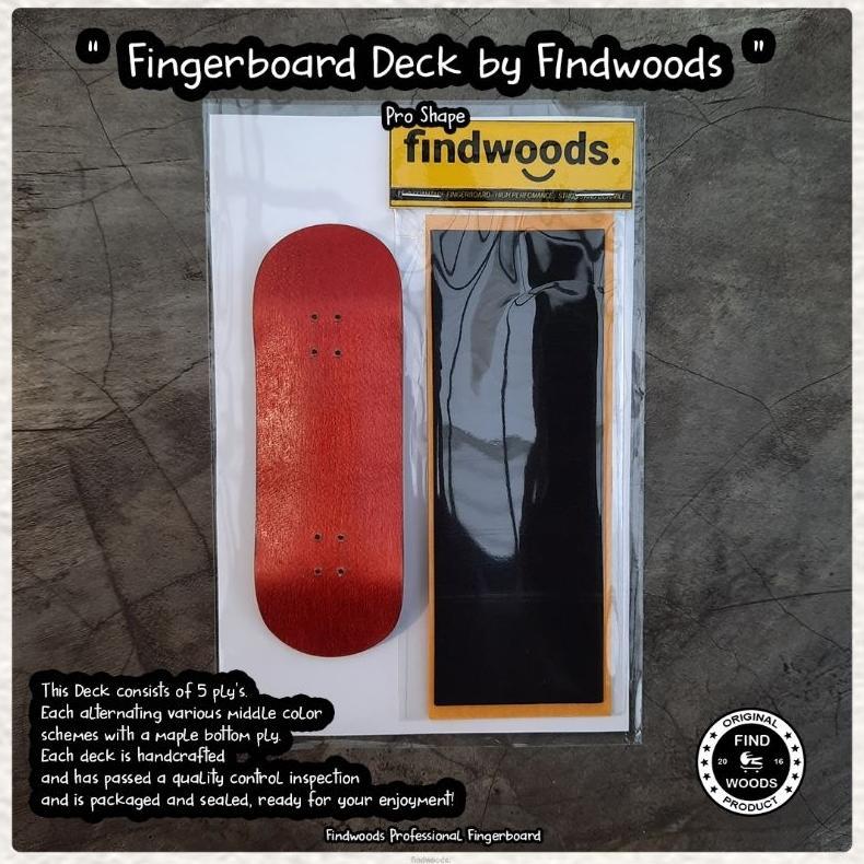 Fingerboard Deck Blank Findwoods