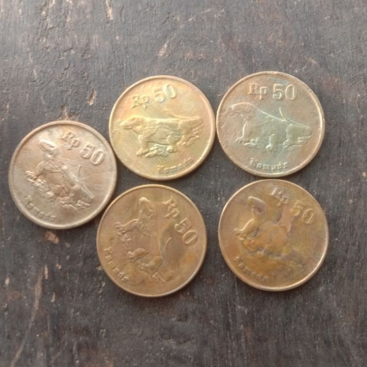 koin 50rupiah kuningan