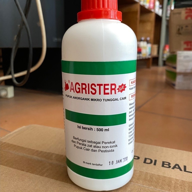 Agrister 500 ml - Bahan Perata Pembasah dan Perekat Pestisida