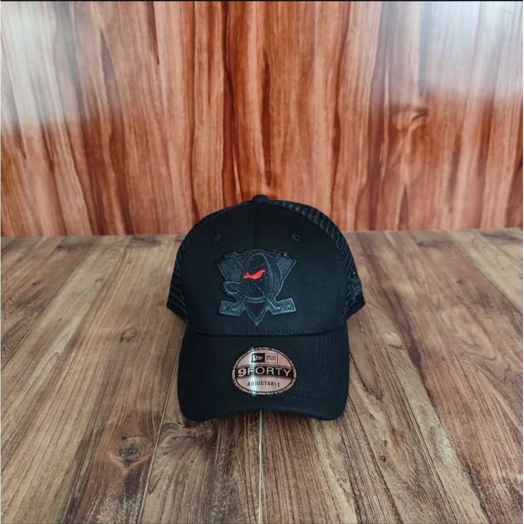 Topi Baseball Trucker Ducks Fullblack