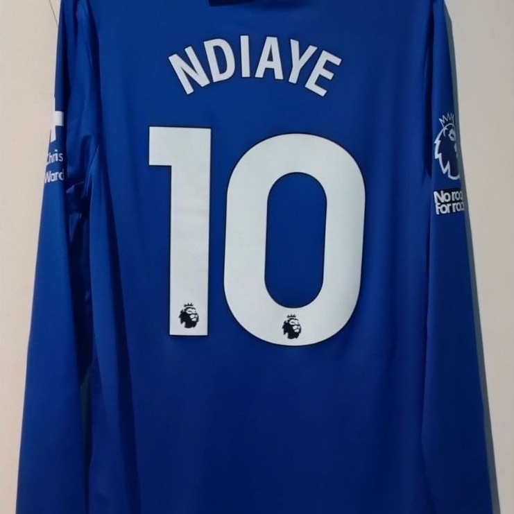 JERSEY EVERTON HOME 2024-25 SIZE M LONGSLEEVE NDIAYE PLAYER ISSUE BNWT